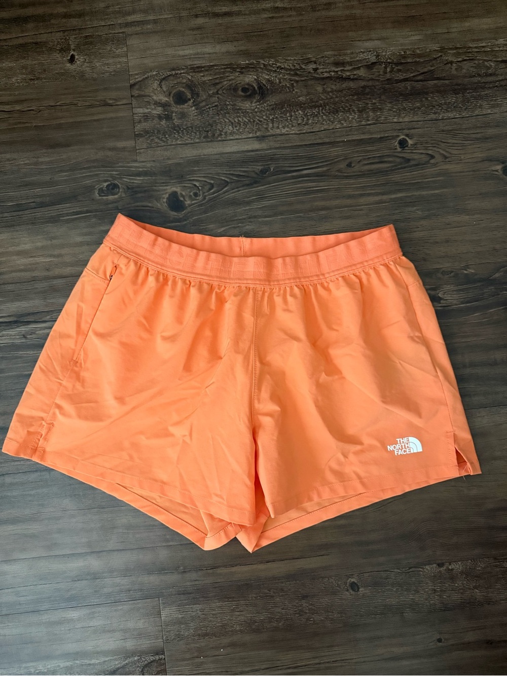 The North Face Women's Coral-Orange Athletic Shorts